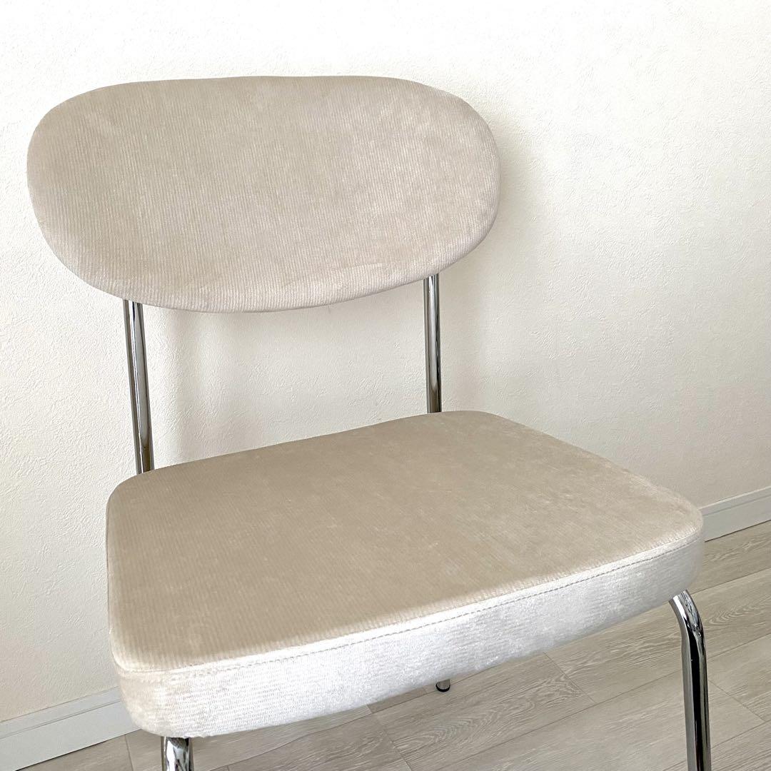 新品/ベージュ ダイニングチェア シンプルデザイン