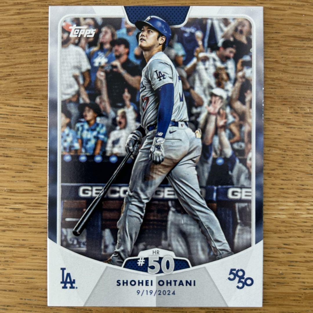 【HR#50大谷翔平 50/50】Shohei Ohtani 2024Topps