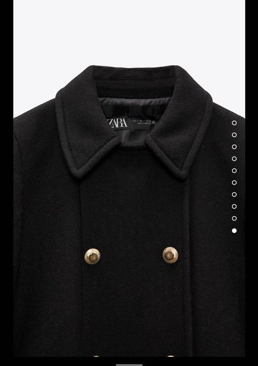 即発送可能】 ゴールドボタン ウールブレンドコート ZARA - テーラード 新作商品を毎日更新 【新品未使用】ZARA ゴールドボタン ウールブレンドコート ロングコート