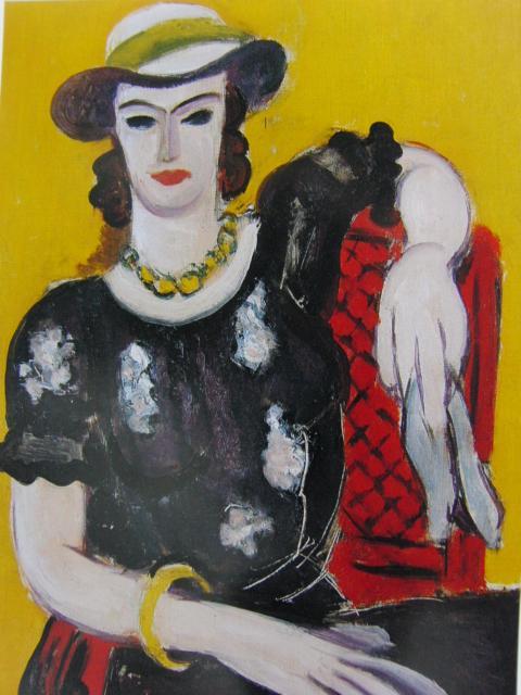 アンリ・マティス(Henri Matisse)、【坐る女】、高級画集画、状態良好 アンリ・マティス(Henri Matisse)、【坐る女】、高級画集画