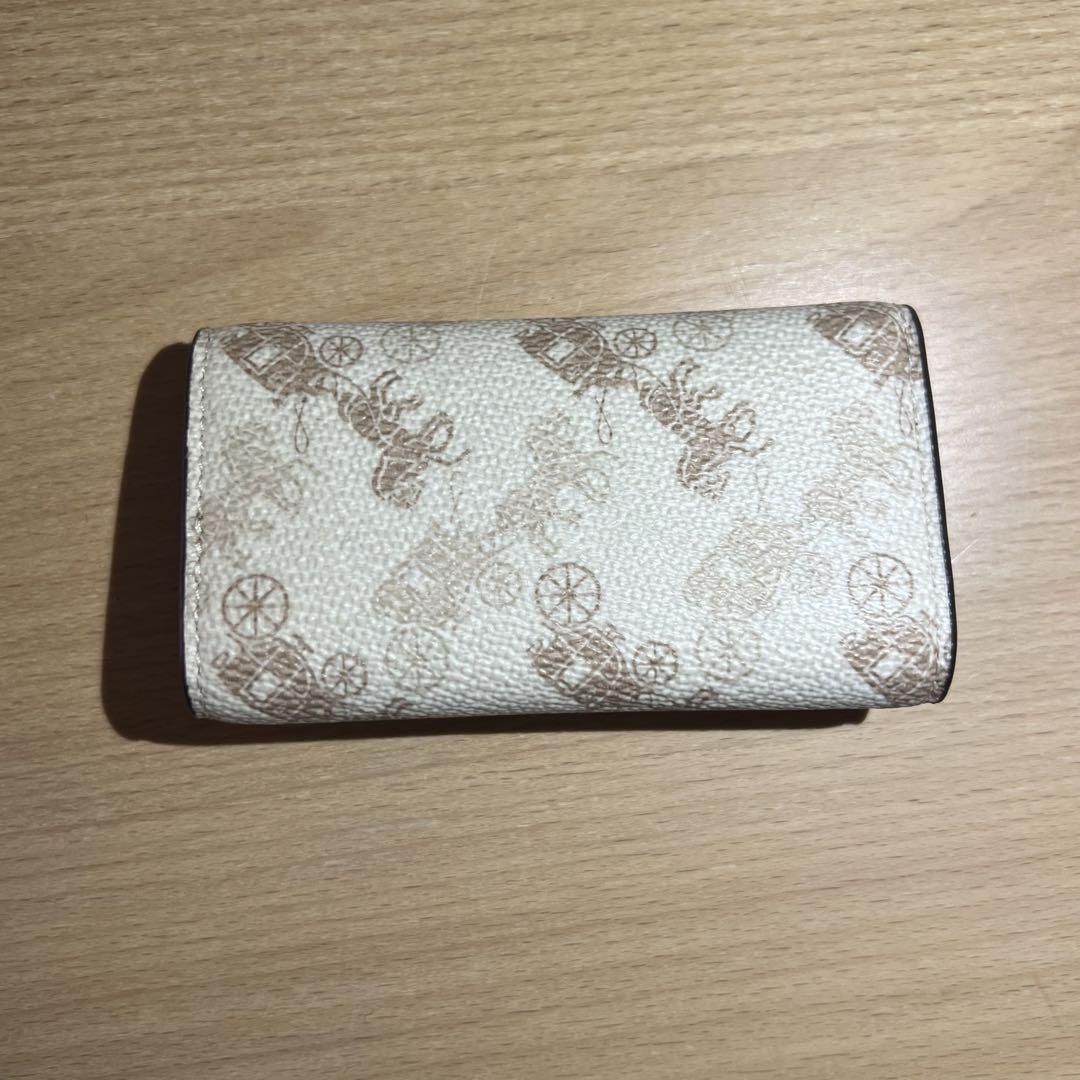 すぐ届く*COACH*6 リング キー ケース・ホースアンドキャリッジ COACH キーケース エッセンシャル 6 リング キー ケース・ホース