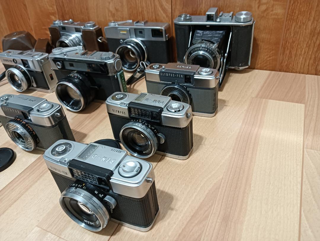 OLYMPUS フィルムカメラ各種　PEN EE / D / EED など10台