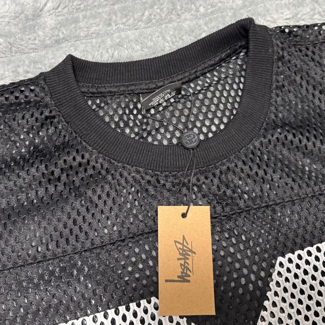 STUSSY メッシュシャツ 黒 80 L - メルカリ
