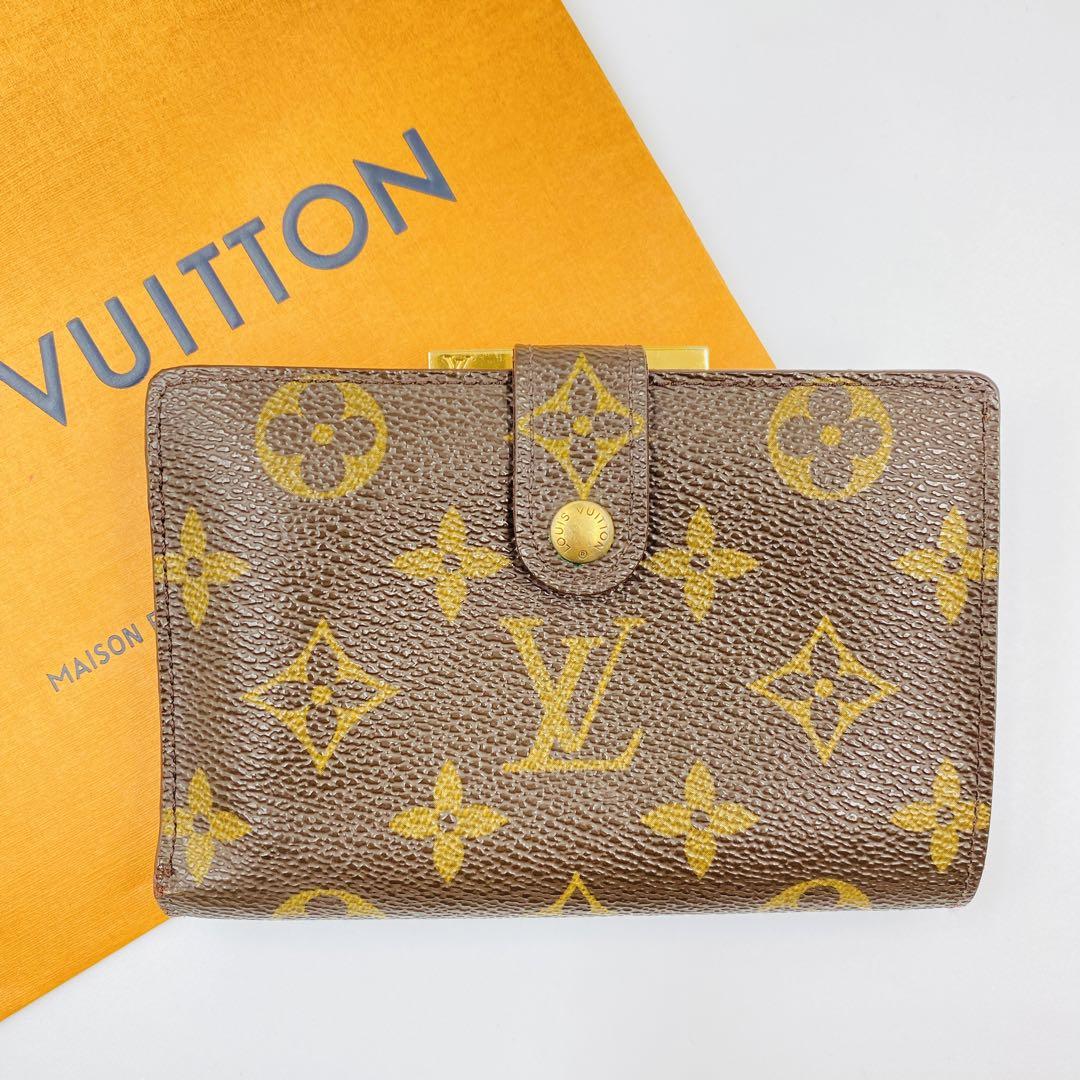 良品 ルイヴィトン ポルトモネ ビエ ヴィエノワ モノグラム がま口 財布 LOUIS VUITTON モノグラム ポルトモネ ビエ ヴィエノワ がま口財布