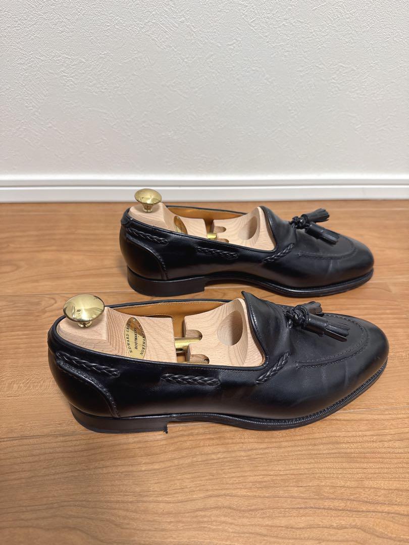 美品エドワードグリーン メンズ ローファー BELGRAVIA ベルグレイヴィア
