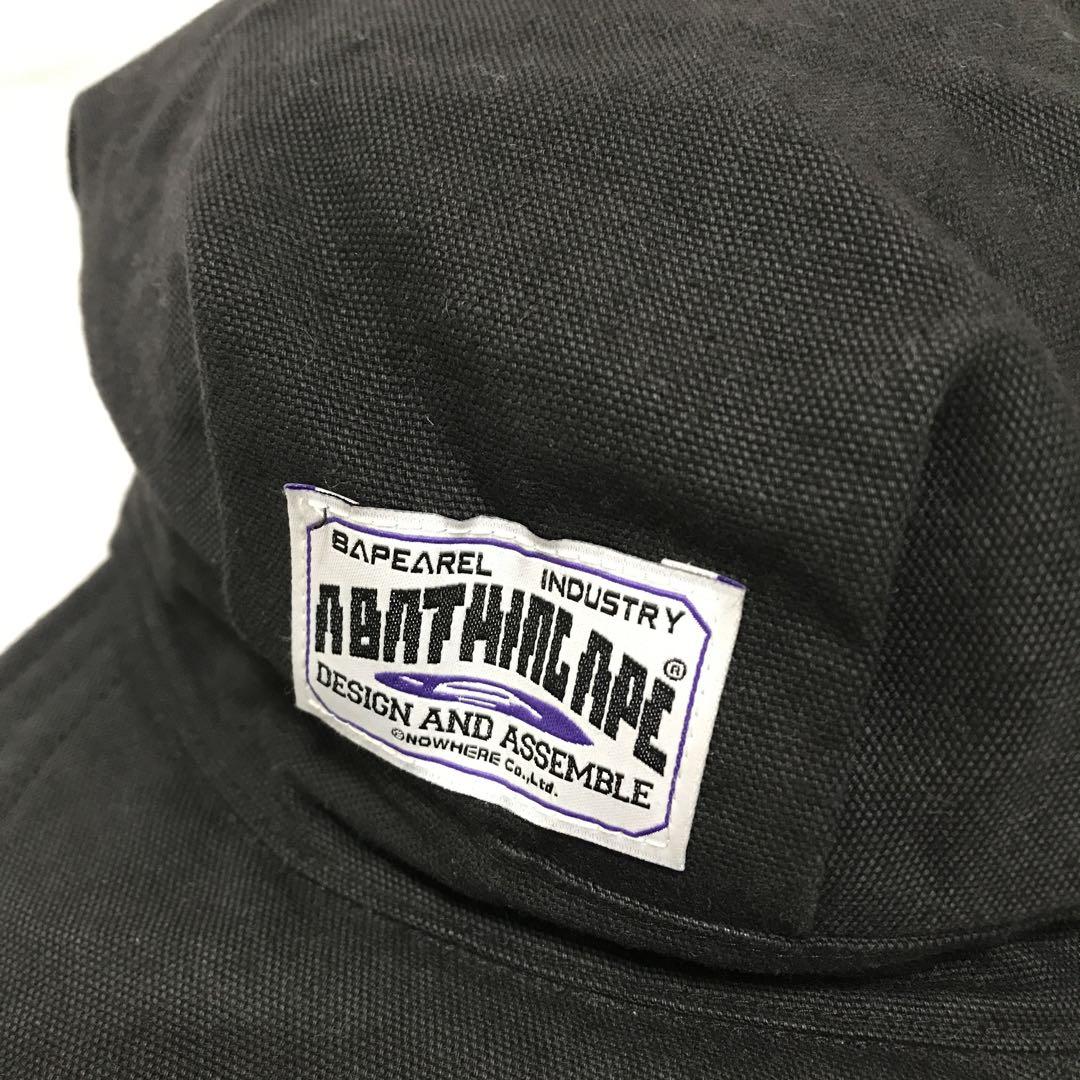 A BATHING APE ア ベイシング エイプ ワークキャップ ロゴ　裏原