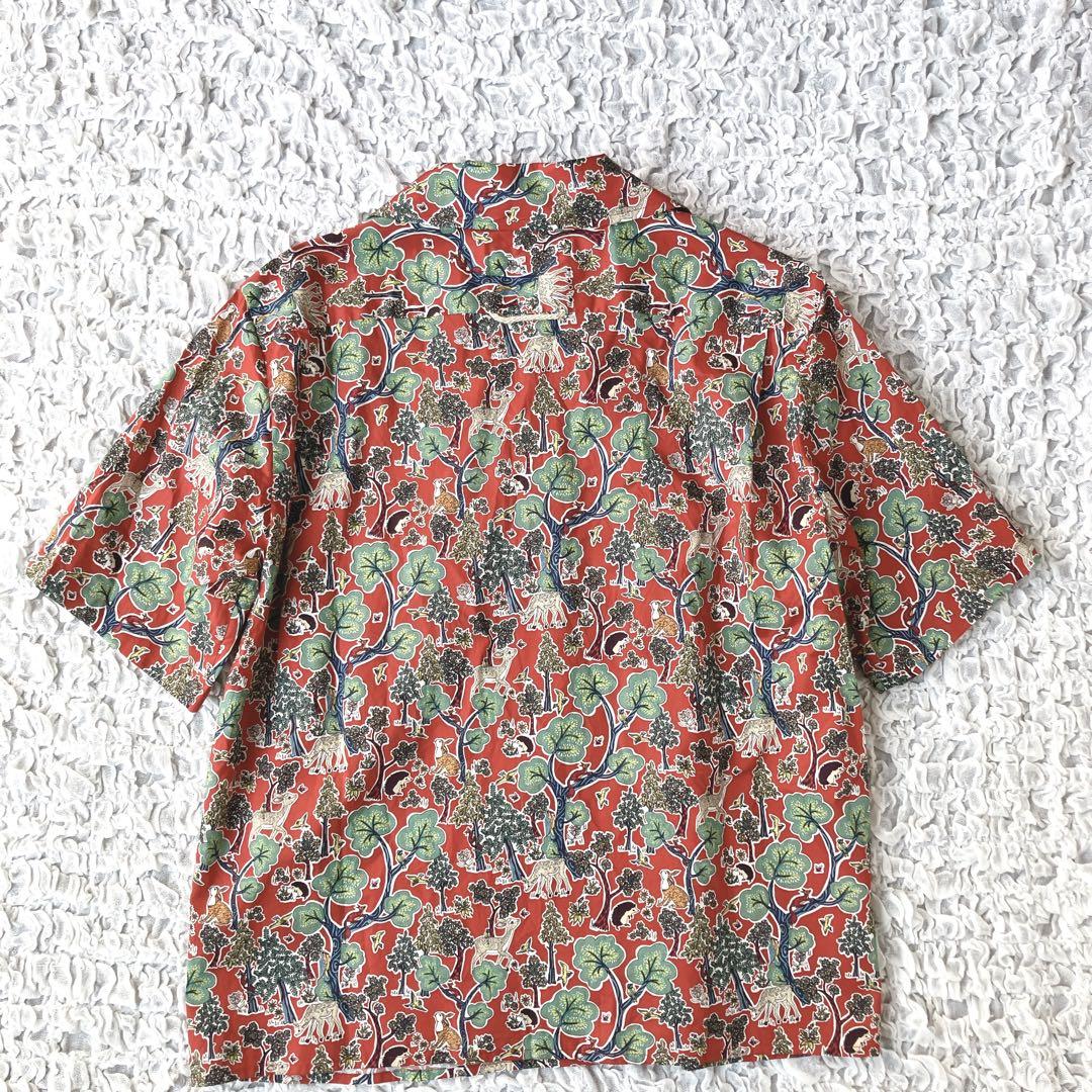 美品　YAECA LIBERTY FABRIC CAMP SHIRT 半袖 美品 YAECA LIBERTY FABRIC CAMP SHIRT 半袖 - メルカリ