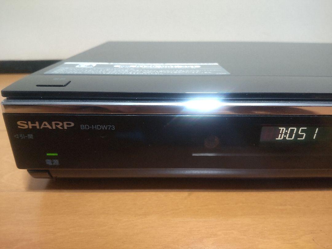 シャープ AQUOS BD―HDW73 320GB→500GB プチメンテ済み レコーダー