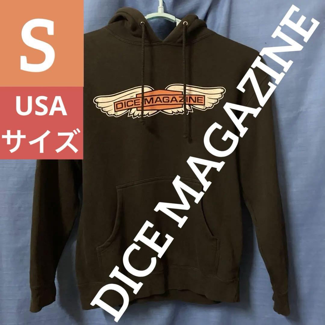 【貴重！】DICE MAGAZINE　パーカー　フーディ　ブラック　S