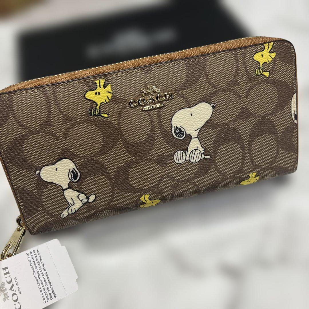 COACH 長財布 シグネチャー新品未使用 コーチ×ピーナッツ(Peanuts)
