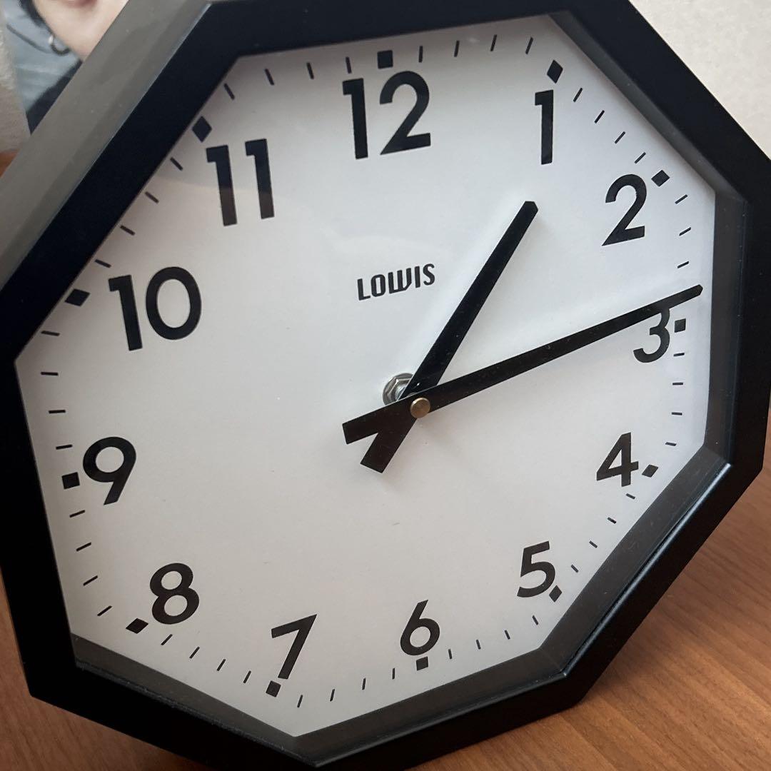 LOWIS Octagon Clock 掛時計 ミッドセンチュリー 楽天市場】Lowis Industry Octagon Clock / ルイス