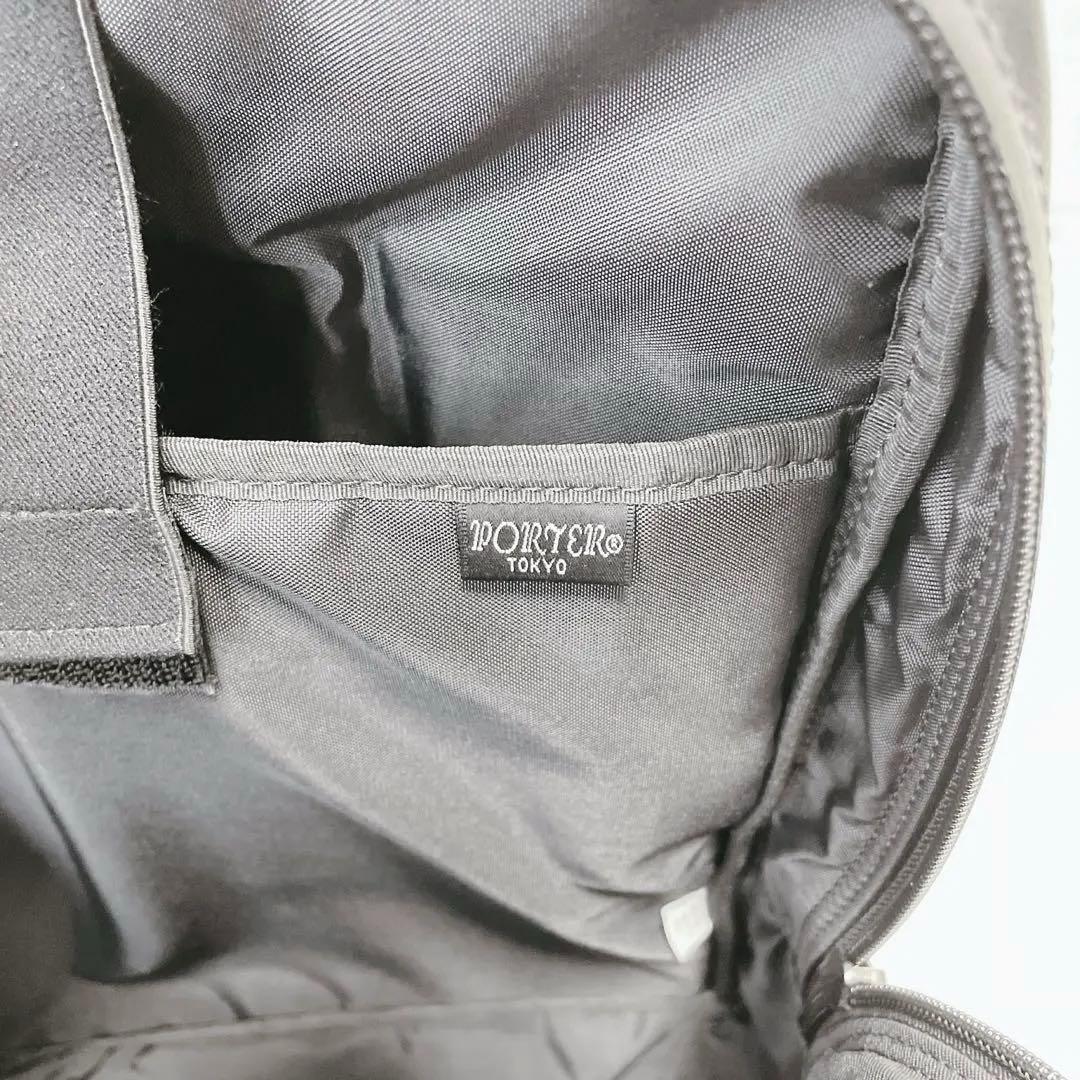 【希少】PORTER GUARD デイパック　リュック　ブラック　レザー