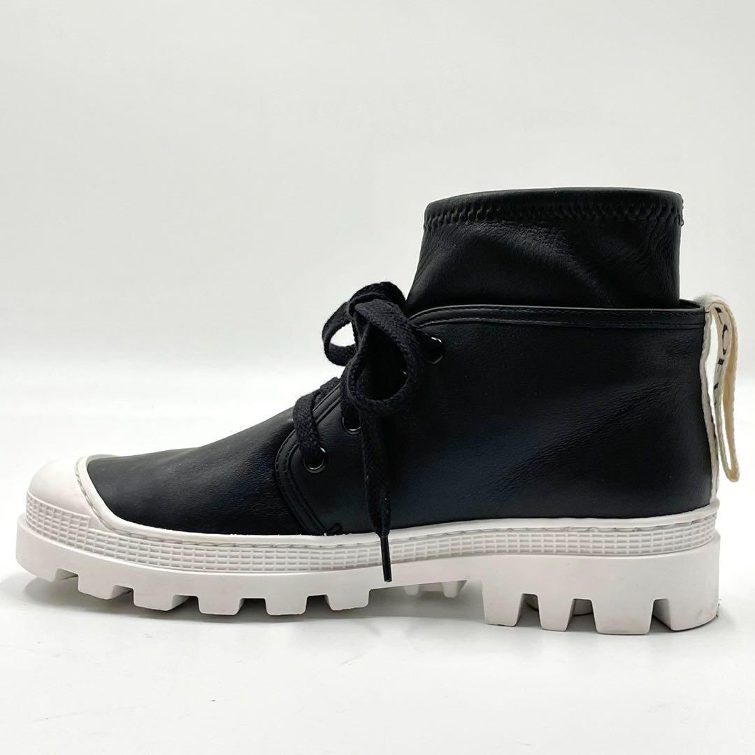 LOEWE ロエベ コンバットブーツ ハイカットスニーカー ブラック 黒