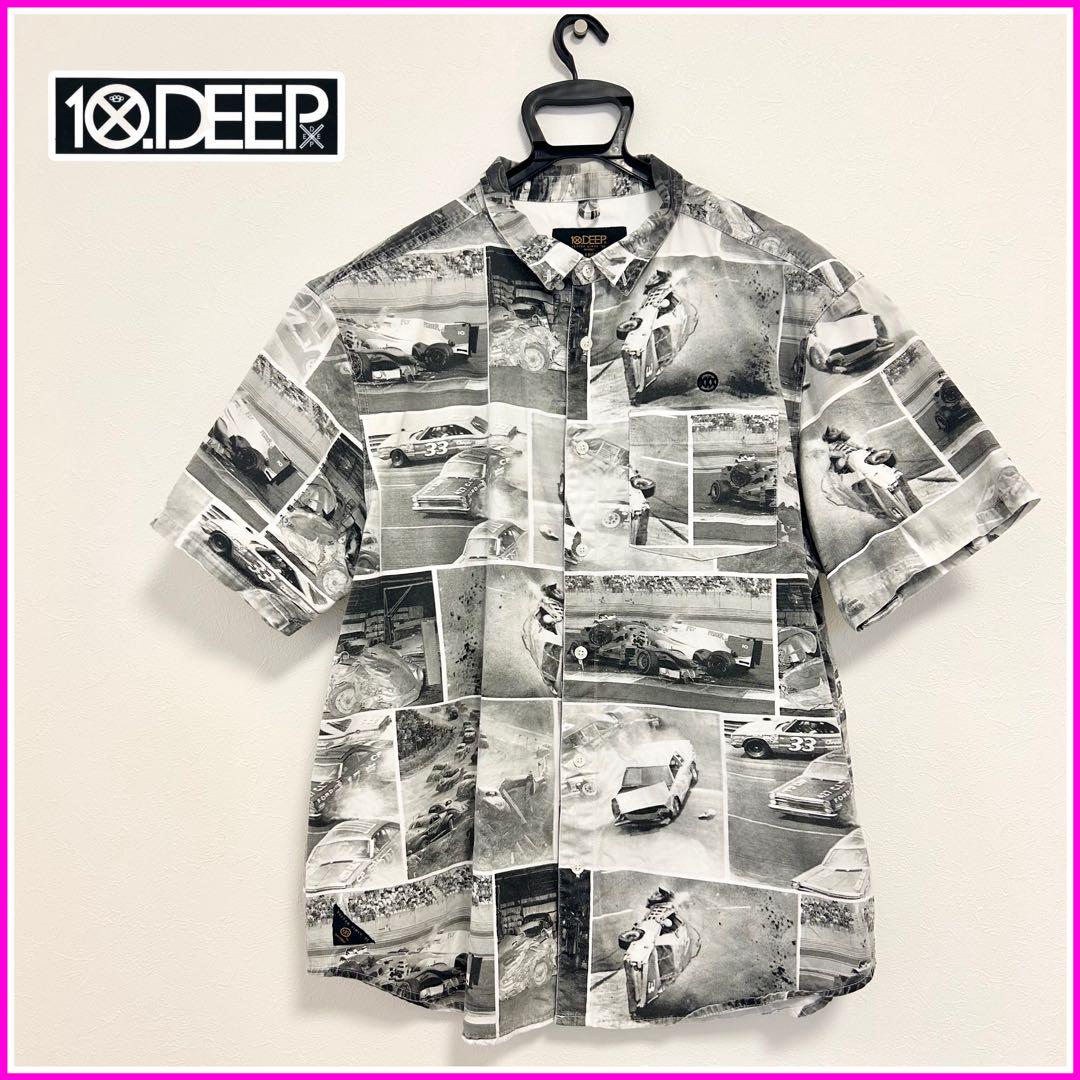 10DEEP 柄シャツ 半袖