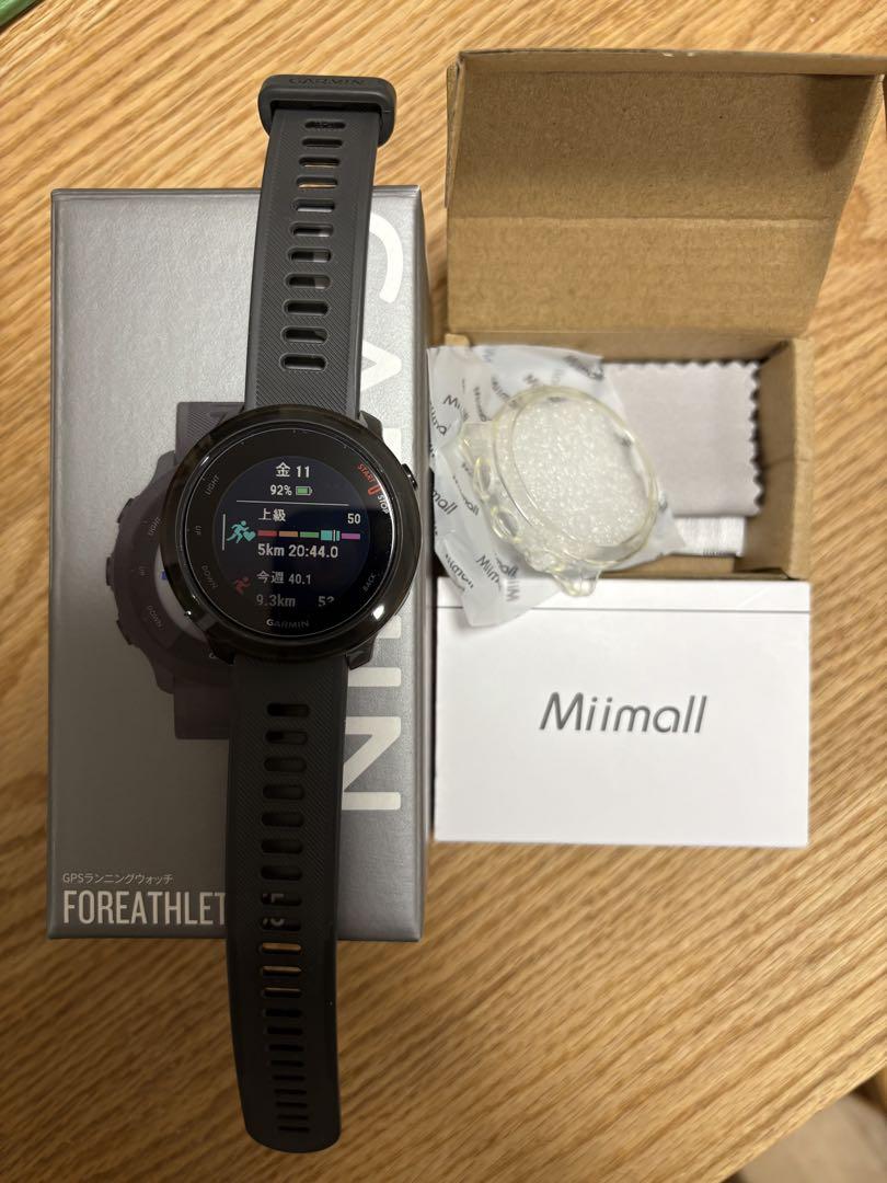 Garmin ForeAthlete 55 黒　中古　カバー付き