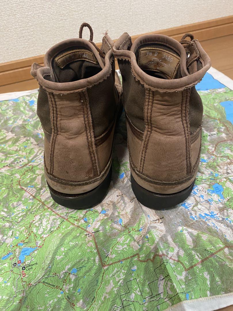 russell moccasinブラウン ラッセルモカシン ブーツ