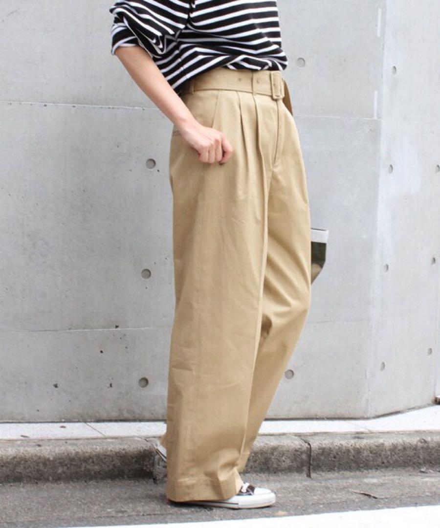 FRAMeWORK ツータック チノパンツ 38