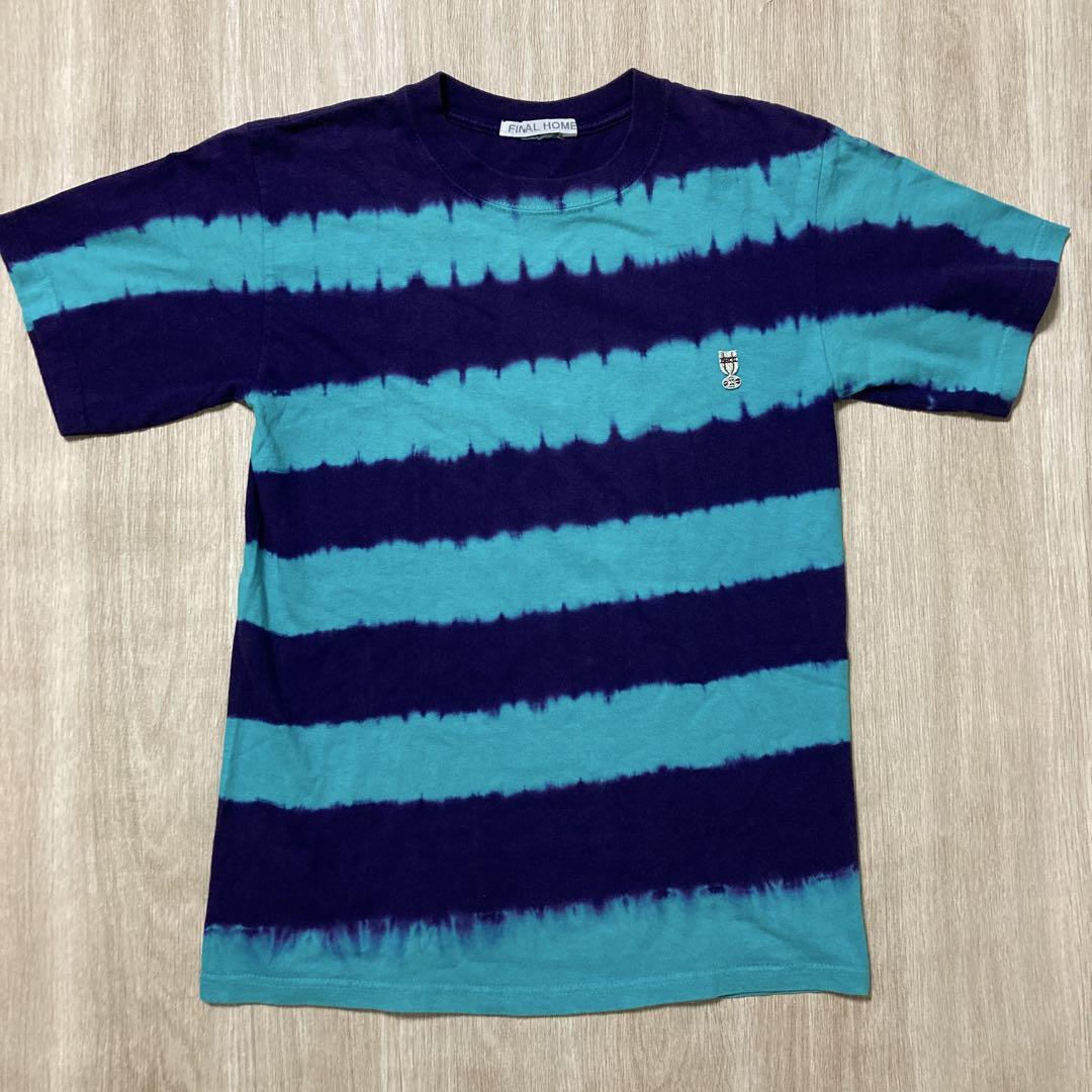FINAL HOMEファイナルホーム　後染め　ボーダーTシャツ　日本製