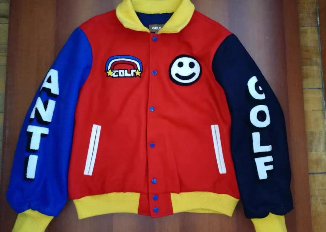 Golf Wang Primary Varsity Jackte M
