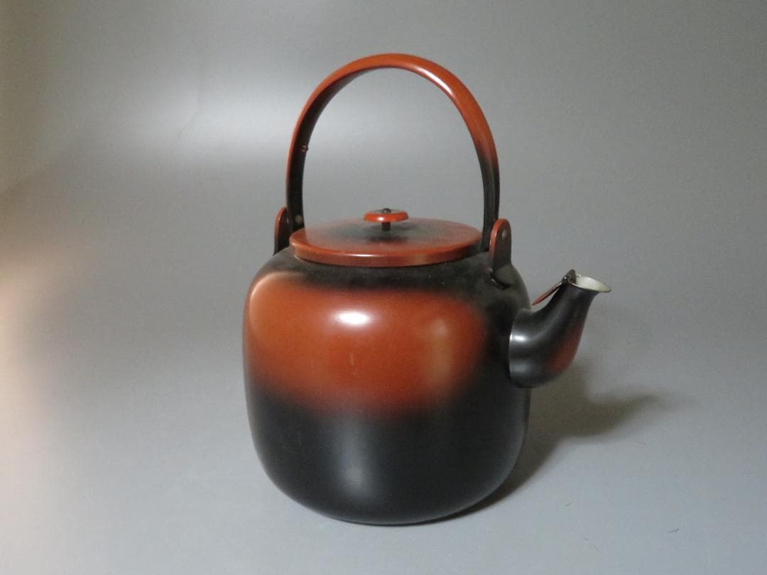 ◆287◆茶道具 腰黒薬缶（腰黒やかん）水次ヤカン 日本製