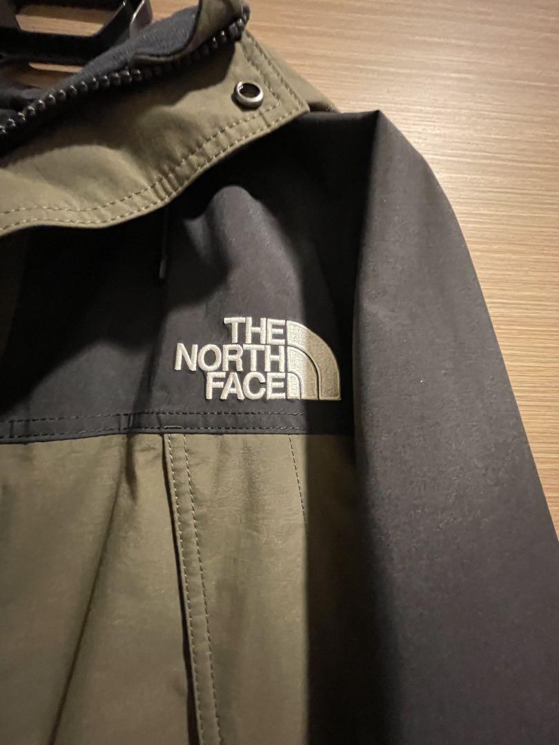 THE NORTH FACE マウンテンパーカー オリーブグリーン/ブラックS