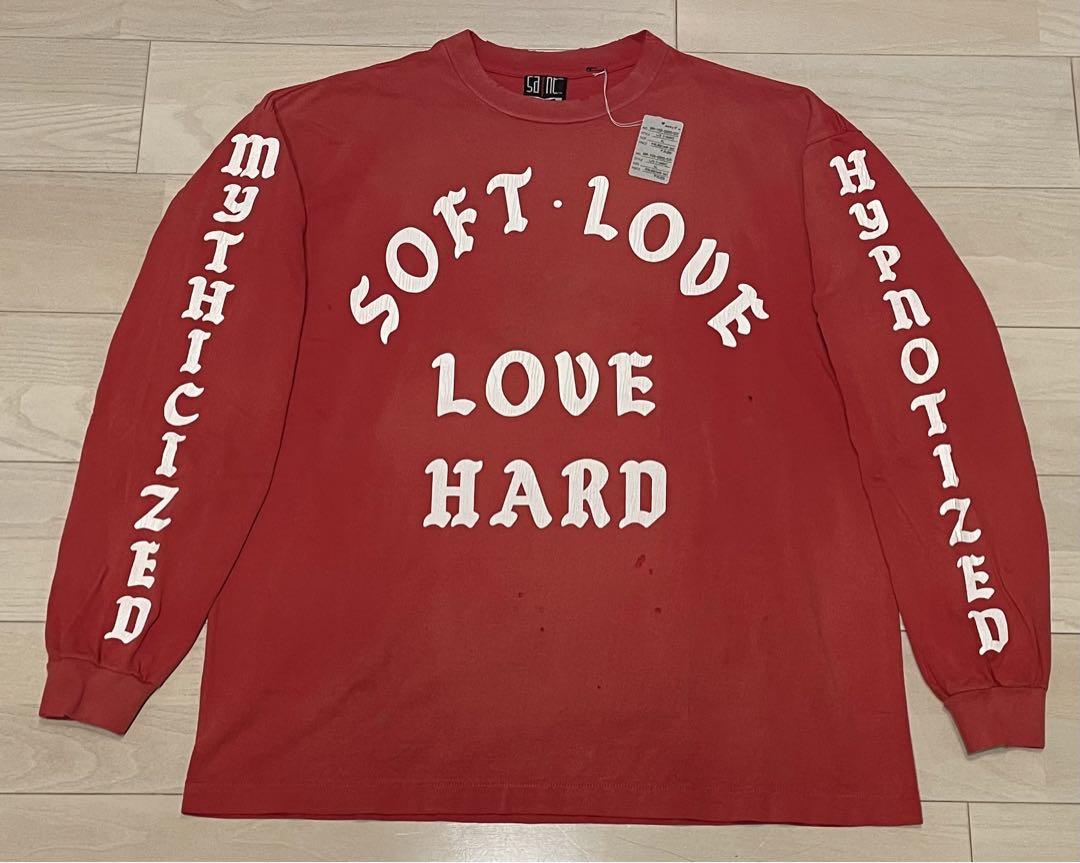 セントマイケル24SS新作即完SOFT LOVEロンT赤 長袖XL新品下げ札付 セントマイケル24SS新作即完SOFT LOVEロンT赤 長袖XL新品下げ札付