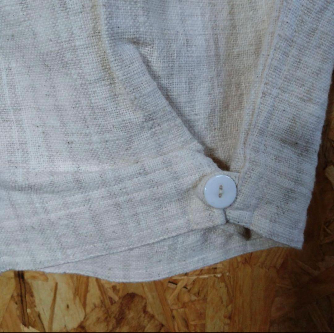 ⭐️未使用に近いふんわりパンツ手紡ぎ手織りうさとの服ウサトusaato XL ⭐️未使用に近いふんわりパンツ手紡ぎ手織りうさとの服ウサトusaato