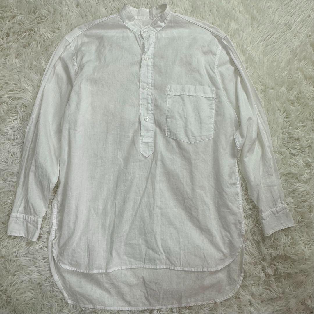 コモリ 20SS Pull Over Shirt ベタシャン 白