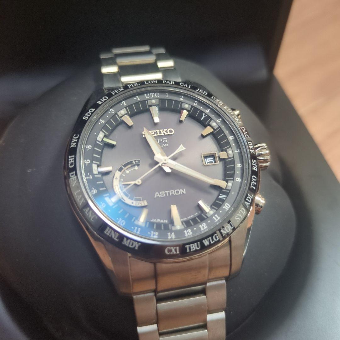 【美品】SEIKO ASTRON GPSソーラー腕時計 アストロン