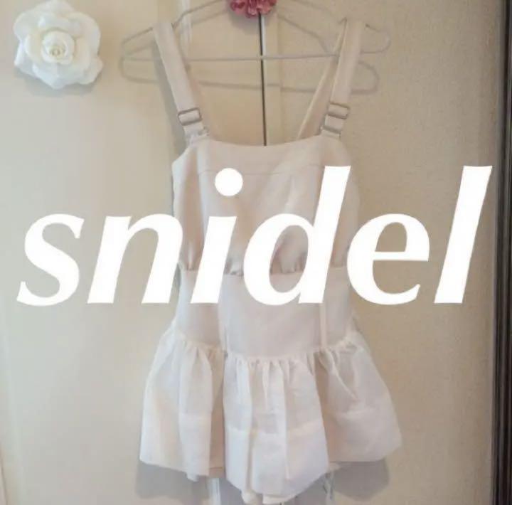 半額以下★snidel オーガンジー オールインワン サロペット