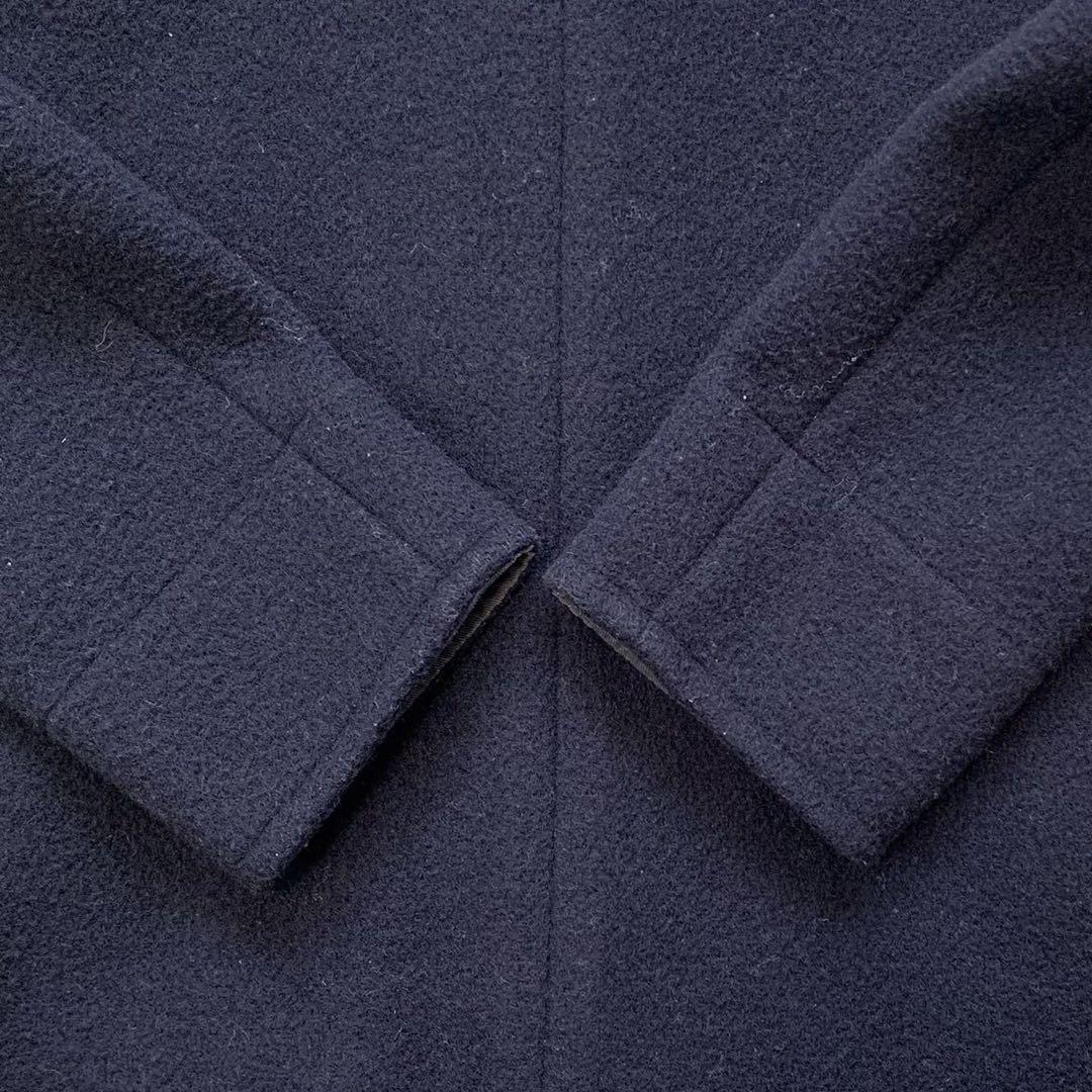 【美品✨】DANTON ウールモッサ コート くるみボタン ネイビー 42 XL