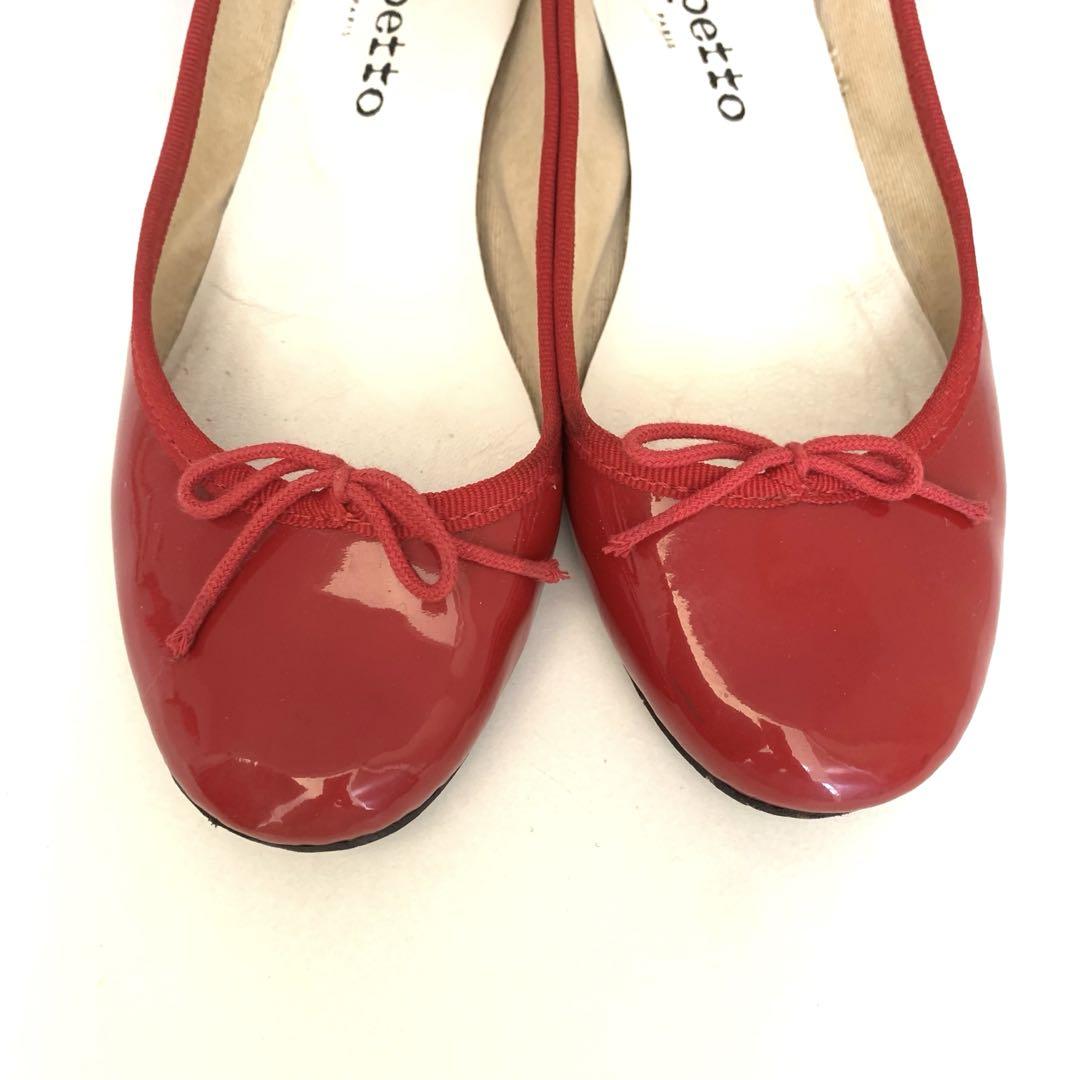 repetto レペット パンプス バレエシューズ レッド サイズ38