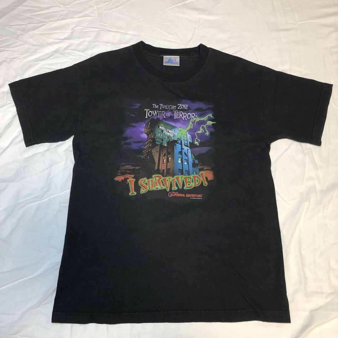 90's~ Disney ディズニー タワー・オブ・テラーTシャツ