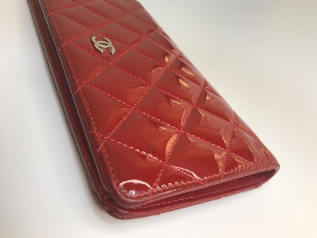 CHANEL 長財布 レッド hPJ0c-m70702102989 シャネル エナメル 大人気通販