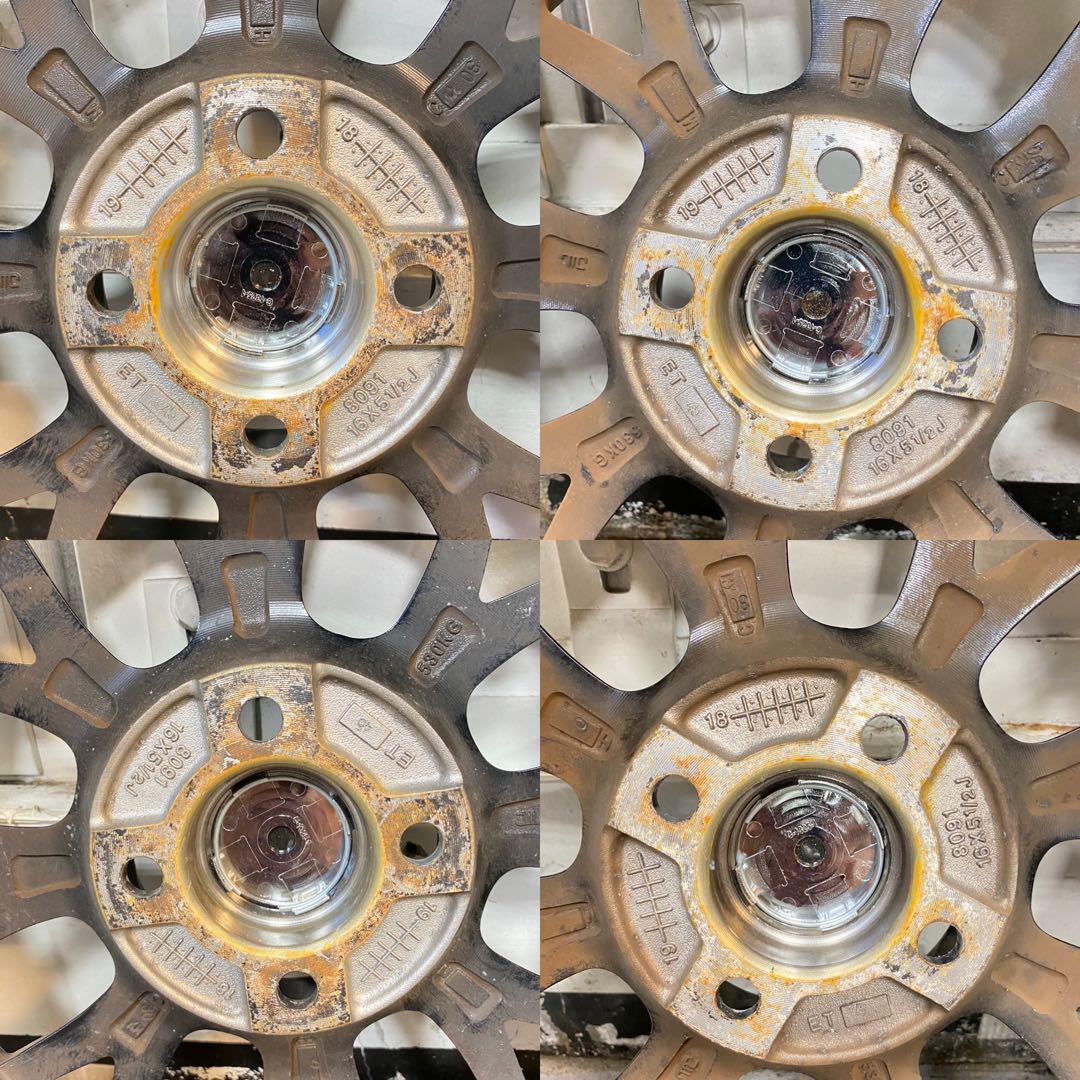 ブラックダイヤモンドホイールタイヤセット165/45R16インチ  5 1/2J