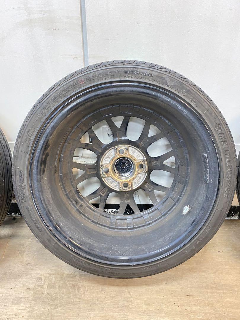 ブラックダイヤモンドホイールタイヤセット165/45R16インチ  5 1/2J