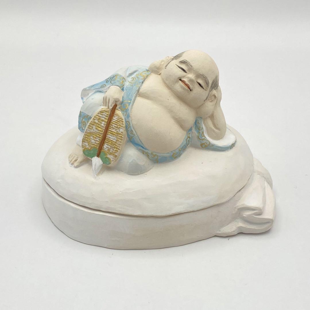 香合 布袋　中村衍涯　紙箱入　茶道具　香道具　博多人形　陶磁器