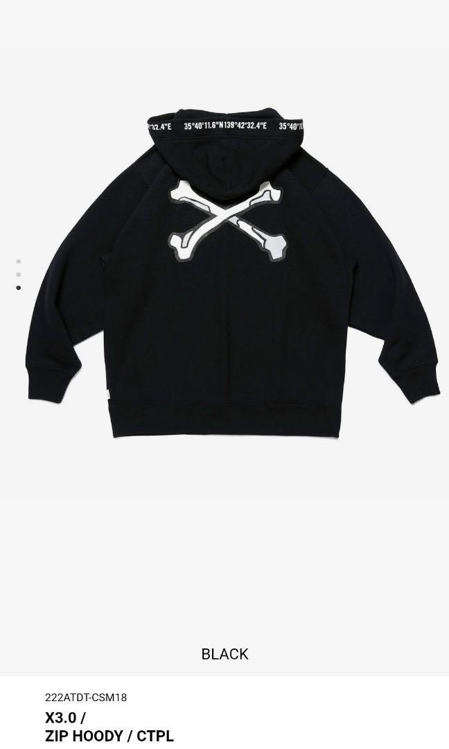 22aw wtaps x3.0 / ZIP HOODY / CTPL 02 M