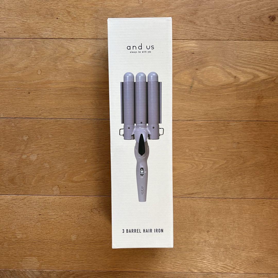 【スリコ】新品未使用ヘアアイロンandus