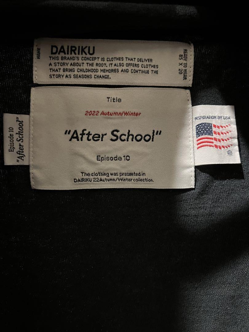 ダイリク　22aw school DAIRIKU School 長袖カットソー