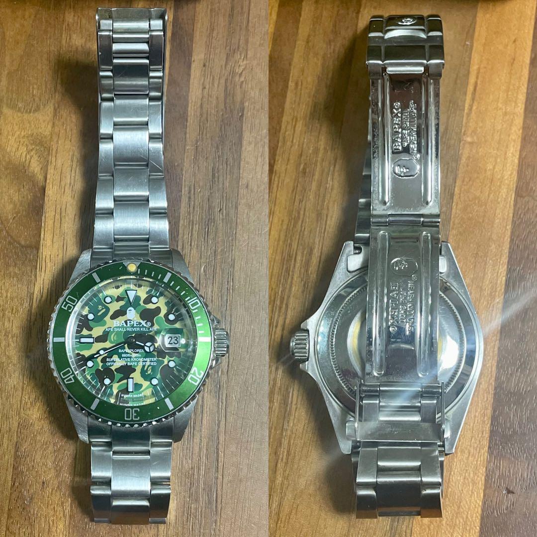 A BATHING APE BAPEX ABC CAMO サルマリーナ　自動巻き
