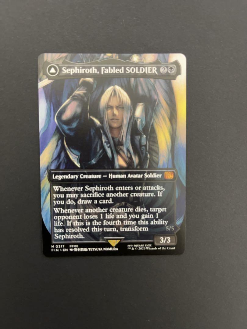 英語 威名のソルジャー、セフィロス/片翼の天使、セフィロス MTG