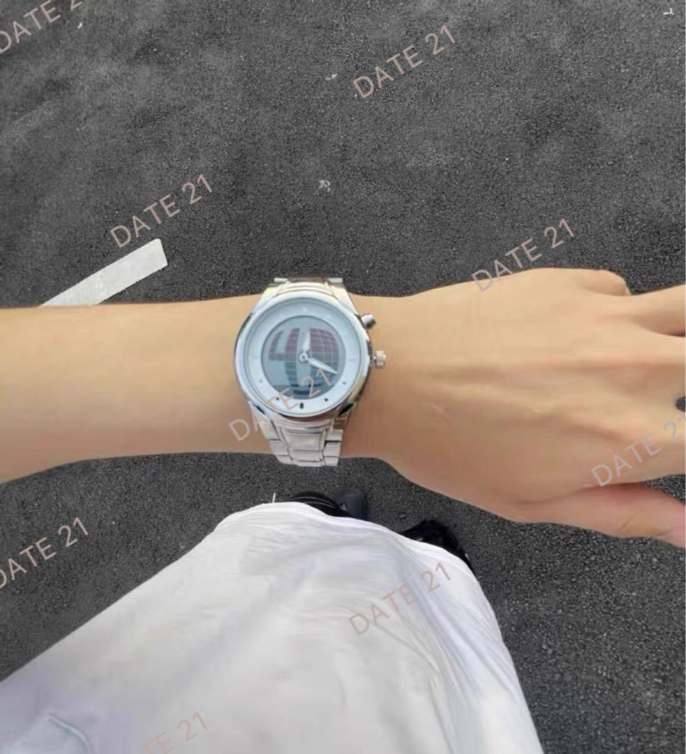 Fossil big tic 00s watch y2k reprica 丸型