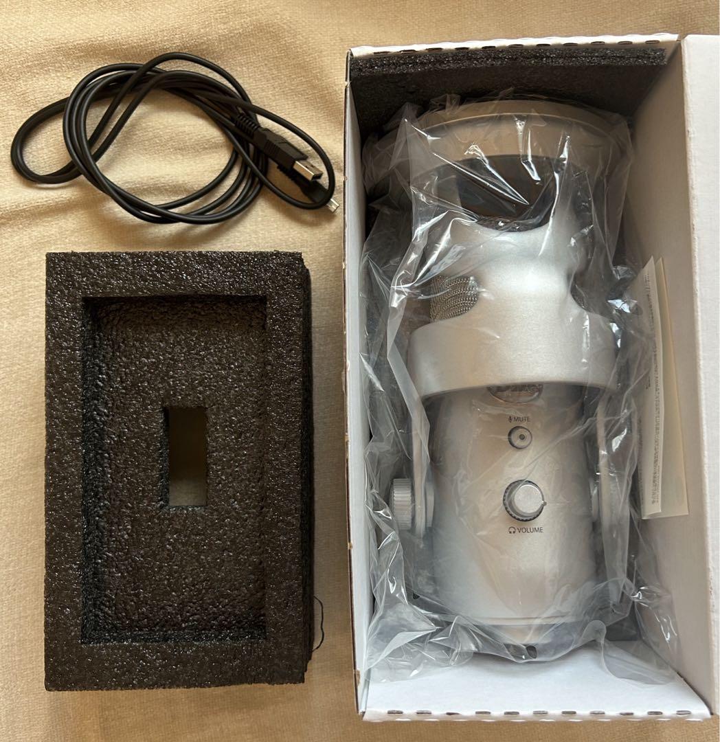 Blue yeti USBマイク シルバー