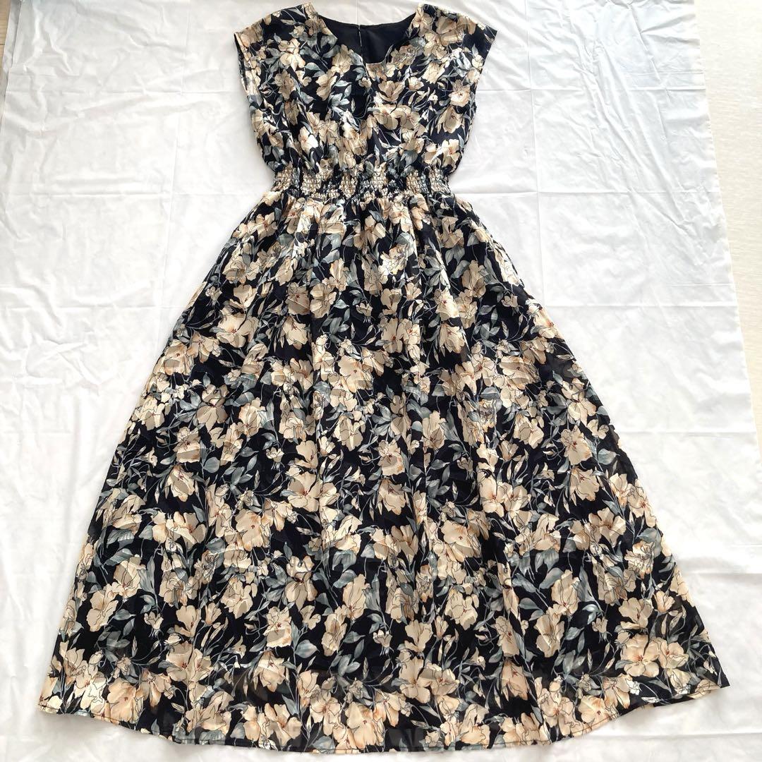 極美品♡セオリープロジェクト ブラックマキシ ボウタイ ロング