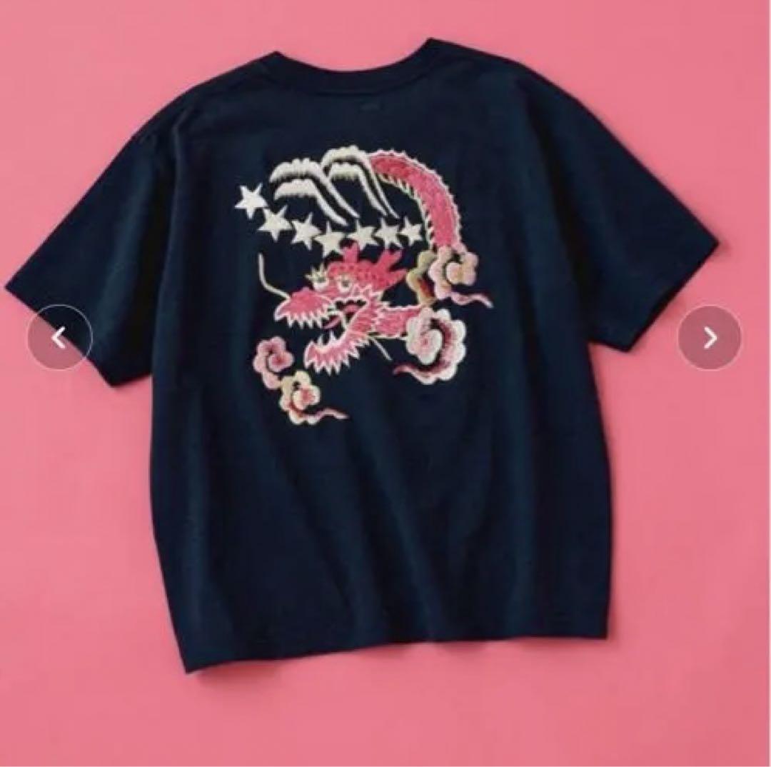 お買い得商品特集 - 販促エクスプレス 別注 BOY テーラー東洋BEAMS STAR＆PINK Tシャツ DRAGON トップス