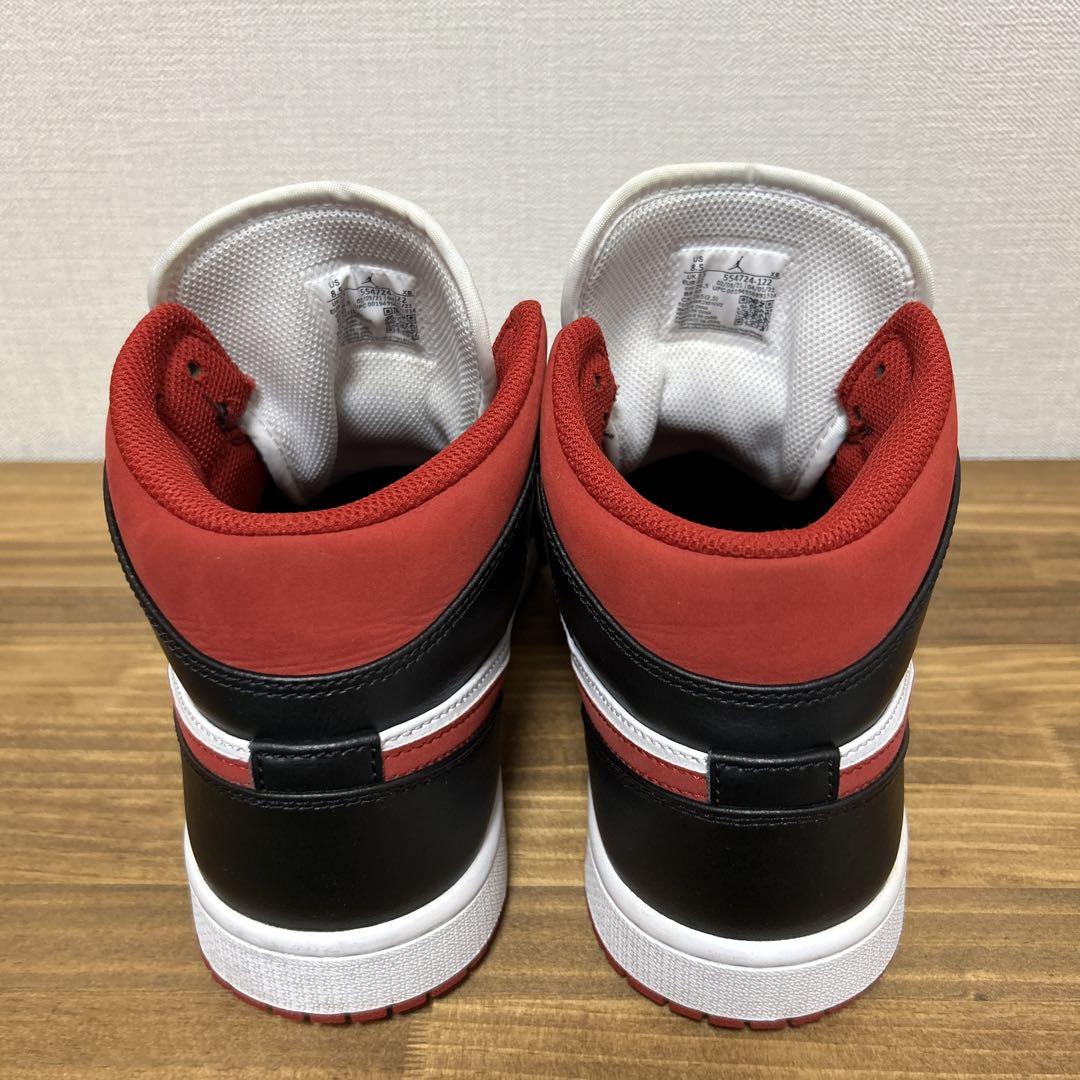 Nike Air Jordan 1 ホワイト/レッド MID SE 28.0
