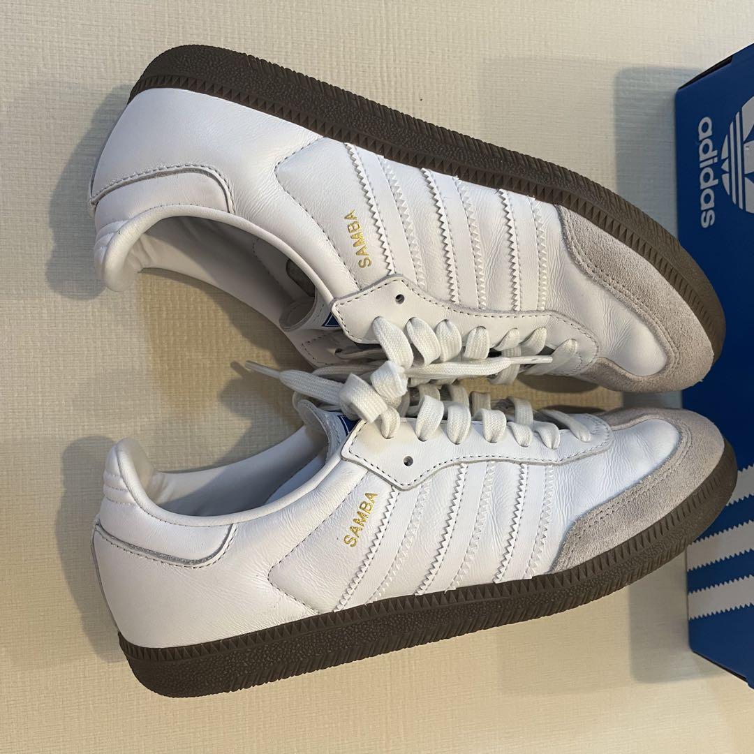 美品】adidas アディダス サンバ ホワイト 白 24