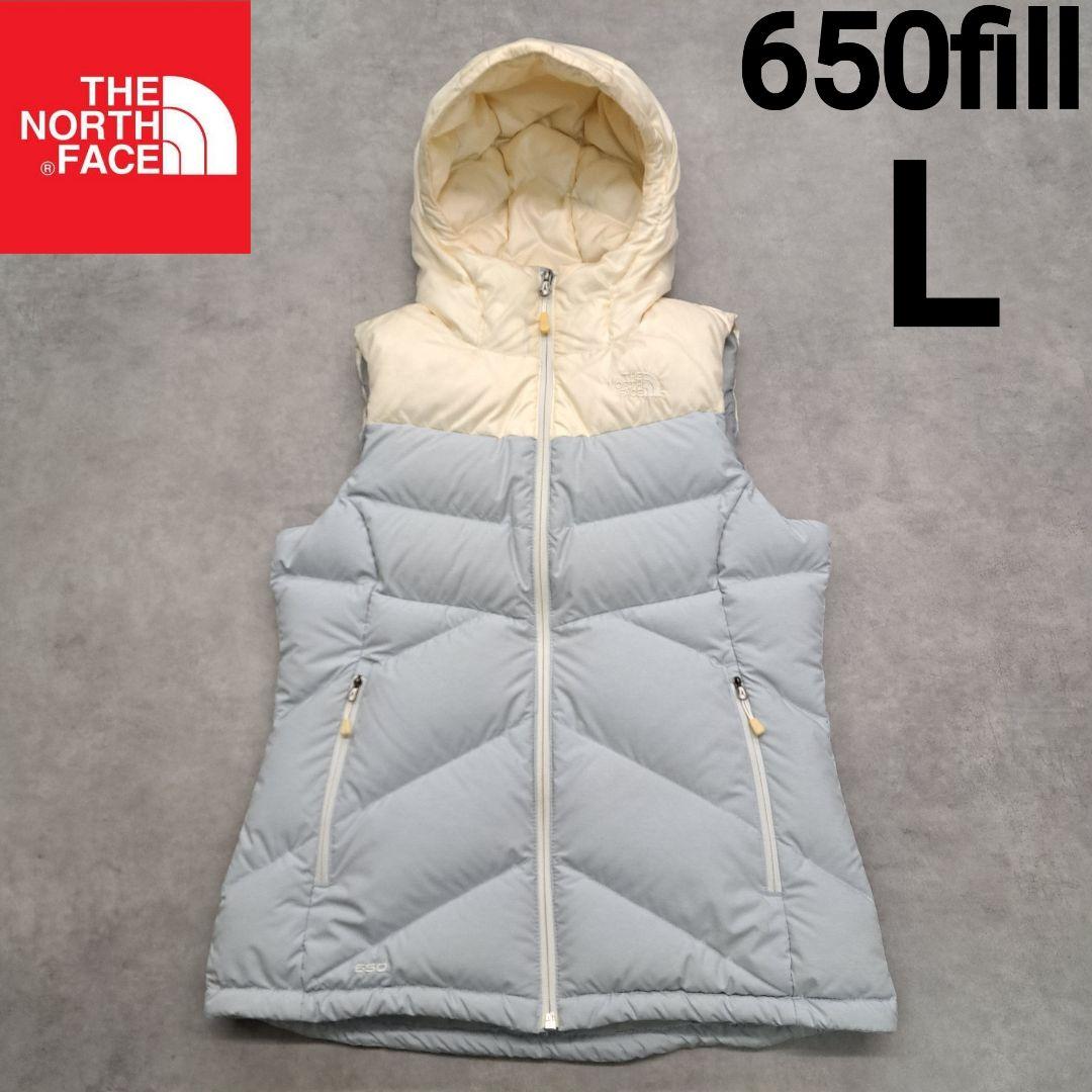 【大人気】ノースフェイス 650fillダウンベスト レディースL