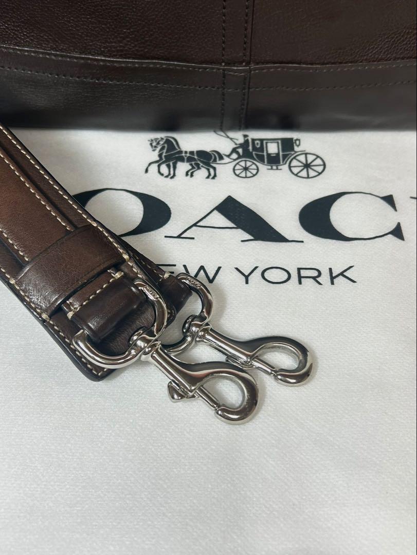 ✅【格安】定価8.3万　コーチ　メンテ済み　COACH ビジネス　バッグ　本革